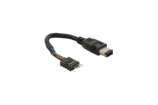 Delock - IEEE 1394 kabel - 6-PIN FireWire til IEEE 1394 samlekasse - 16.5 cm