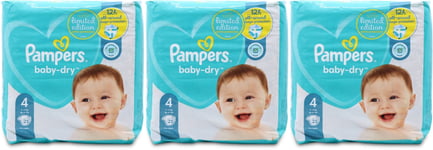 Pampers Baby Dry Maxi Size 4 25 pack X 3