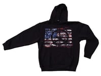 USA Flag With Peace Symbols Hoodie, Hoodie