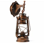 Ensoleille - Rétro Antique Vintage Lanterne Rustique Lampe Applique Murale Luminaire Extérieur E27 (Or, Applique Type c), Ensoleillé