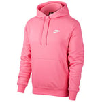 Nike M NSW Club Hoodie PO BB Sweat-Shirt Homme, Pinksicle/Pinksicle/(White), FR (Taille Fabricant : 3XL)