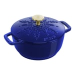 Staub La Cocotte 16 cm round Cast iron French oven dark-blue