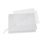 Plastficka Durable Vattentålig Buntband Transparent A5