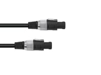 OMNITRONIC Speaker cable Speaker 2x2.5 1.5m bk, Omnitronic Högtalarkabel Högtalare 2x2.5 1.5m svart