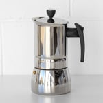 Stove Top Italian Cafetiere 360ml 9 Cup Stainless Steel Cafe Coffee Maker Pot