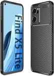 For Oppo Find X5 Lite Case Carbon Gel Cover Ultra Slim Shockproof