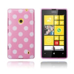 Nokia Polka Dots (rosa) Lumia 520 / 525 Skal