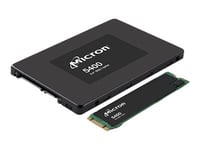 Micron 5400 Pro - Ssd - Read Intensive - Krypterat - 3.84 Tb - Hot-Swap - 2.5" - Sata 6Gb/S - 256 Bitars Aes - Tcg Opal Encryption, Self-Encrypting Drive (Sed) - För Thinkedge Se450 7D8t (2.5")  Thinksystem Sr250 V2 7D7q, 7D7r (2.5")  St250 V2 7D8f,