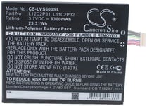 Kompatibelt med Lenovo IdeaTab S2110AF, 3.7V, 6300 mAh