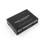 NÖRDIC HDMI Audio Extractor 1XHDMI inngang til 1xHDMI 4K i 30 Hz 1XTOSLINK og 2XRCA-utgang