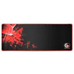 Gembird Gaming musematte PRO, ekstra stor, svart/rød, ekstra bred puteoverflate størrelse 350 x 900 mm