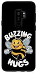Galaxy S9+ Buzzing Hugs Cute Bee Flying with a Smile Case