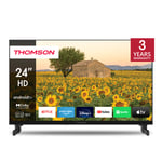 Thomson 24'' (60 Cm) Hd Led Smart Android TV 12V - Neuf
