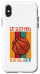 iPhone X/XS Eat Sleep Pray Basketball Repeat Case