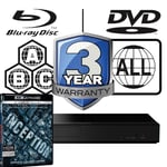 Panasonic Blu-ray Player DP-UB159 All Zone Code Free MultiRegion 4K Inception