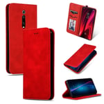Rabat SUS Retro Skin Feel Affaires Magnétique Étui en Cuir Flip Horizontal for Xiaomi Mi 9T / Mi 9T Pro/Redmi K20 / K20 Pro (Rouge) Cover (Color : Navy Blue)