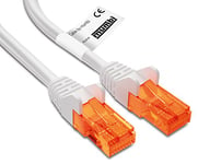 mumbi 23504 Cat.5e S/FTP Câble réseau de raccordement LAN Ethernet Patch avec connecteurs RJ-45 1.00m, blanc