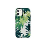 Tech21 Evo Art Botanical Garden for iPhone 12 mini – Protective Phone Case with 10ft Multi-Drop Protection Forest Green