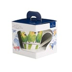Villeroy & Boch New Wave Coffee Mug Conure, 300 ml, Height: 11 cm, Premium Porcelain, Green/Multicolour, 1 Count (Pack of 1)