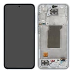 Samsung Galaxy A35 5G Display med ram - Ljusblå