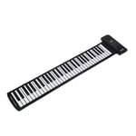 Crisis Electronic Keyboard, 61-Key Soft Silicone Piano, Flexible Piano Keyboard, Hand Roll Piano, for Beginners for Kid