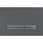 Geberit Sigma 50 spollplatta, svart krom
