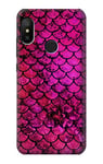 Pink Mermaid Fish Scale Case Cover For Xiaomi Mi A2 Lite (Redmi 6 Pro)