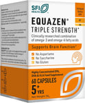 EQUAZEN Triple Strength Capsules | Omega 3 & 6 Supplement | Blend of DHA, EPA & 