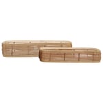 Chic Antique Denmark Paul Flätad Korg Natur 2-Pack