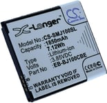 Kompatibelt med Samsung SM-J100H, 3.85V, 1850 mAh