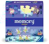 Ravensburger 24690 - Puzzle Animaux au Bord de l'étang - pour 2 à 4 Fans de Memory® à partir de 4 Ans, Le Classique du Jeu de mémoire de renommée Mondiale comme Jeu de Puzzle