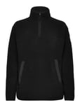 Yoke Halfzip Sport Sweat-shirts & Hoodies Fleeces & Midlayers Black Tenson