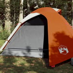vidaXL Campingtält 2 Personer grå & orange 264x210x125 cm 185T taft 94333