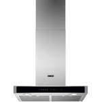 Zanussi ZFT916Y 60cm T Box Chimney Hood, Stainless Steel with Black glass front, Touch on glass control, H2H, Breeze function, 3 speed, LED lighting