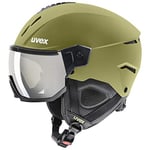 uvex Instinct Visor - Ski Helmet for Men and Women - Visor - Individual Fit - Croco Matt - 59-61 cm