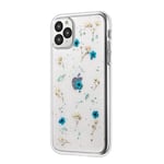 n a Emlivi iPhone 11 Pro Mobile Phone Case for iPhone 11 Pro Real Flower Dried Flowers Crystal Protective Silicone Back Shell TPU Bumper Case Cover for iPhone 11 Pro (5.8''), Green