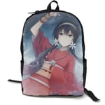 Kimi-Shop Bungo Stray Dogs Anime Cartoon Cosplay Canvas Shoulder Bag Backpack Classic Lightweight Travel Daypacks School Backpack Laptop Backpack