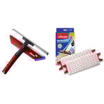 Vileda - 123385 - Raclette Vitre Active 2 en 1 & Recharge Ultramax Power 2en1 - Lot de 2