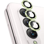 Hat Prince Samsung Galaxy Z Fold 5 Linsskydd i glas & aluminium, grön