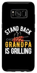Coque pour Galaxy S8 Stand Back Grandpa is Grilling Barbecue rétro