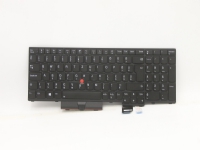 Transimage - Ersättningstangentbord för bärbar dator - med Trackpoint - bakgrundsbelyst - ungerska - svart - för ThinkPad P15 Gen 1 20ST, 20SU T15g Gen 1 20UR, 20US