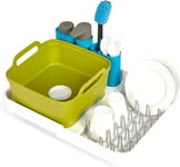 Casdon Joseph Joseph Extend Sink | Detailed Dishwashing Set for Children Aged 3 Years & Up | Includes Pump That Pours Real Water!,White,Large