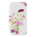 Ted Baker GWLADUS Mirror Folio for iPhone 12/12 Pro - Water Floral Grey Rose Gold