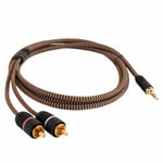 Proson Arctic 3.5mm - 2RCA ljudkabel, 1.5 meter