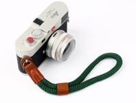 Green Nylon Rope Camera Hand Wrist Strap Lanyard DSLR Bridge Compact - UK SELLER