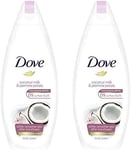 Dove Coconut Milk & Jasmine Petals Body Wash 225Ml (Pack of 2)