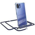 For Xiaomi Mi 11 Lite/5G/5G New Phone Case Cord Case Chain Case Blue