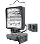 Led-Arbetslampa 800-1800 Lumen För Bosch Procore-Batterier