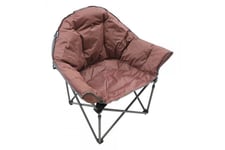 Vango Titan 2 Oversized Chair Large Padded Camping Chair Brick Dust