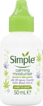 Simple Calming Moisturiser Skin Cream with Organic Hemp Seed Oil Skincare for Se